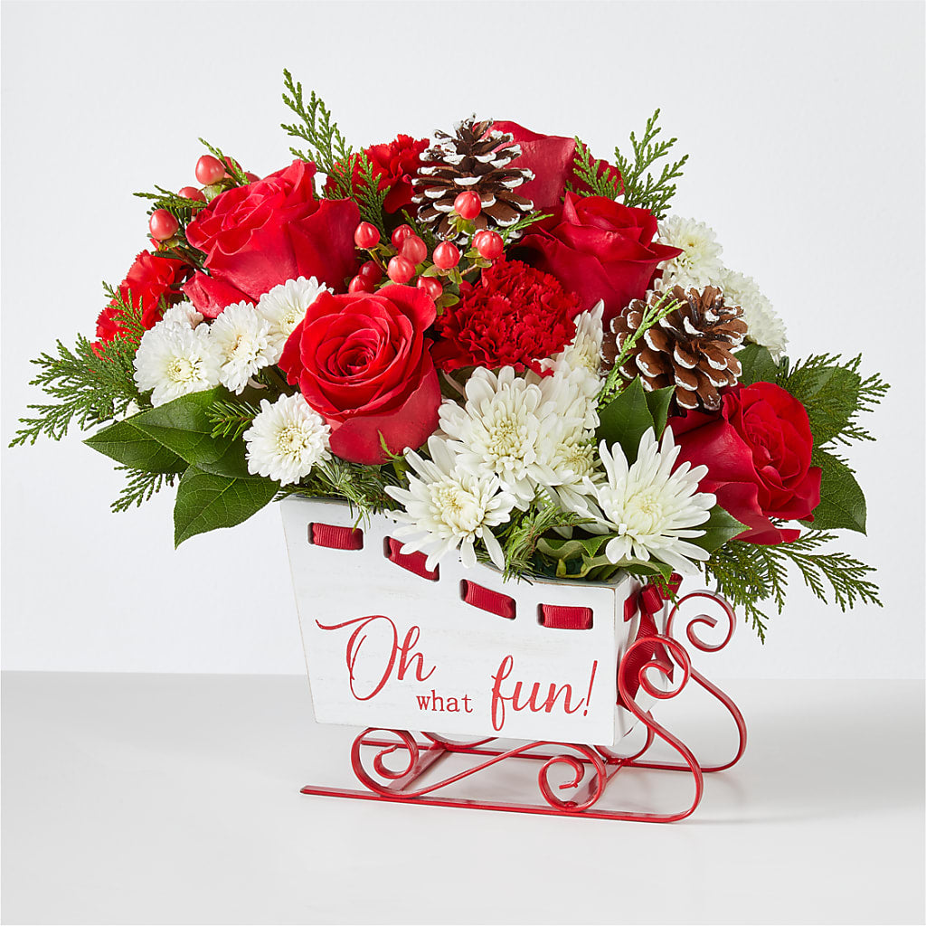Sleigh Bells Bouquet – Landers Flowers, Savannah MO