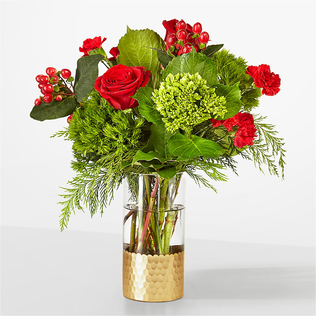 Plaid Throw Bouquet – Landers Flowers, Savannah MO