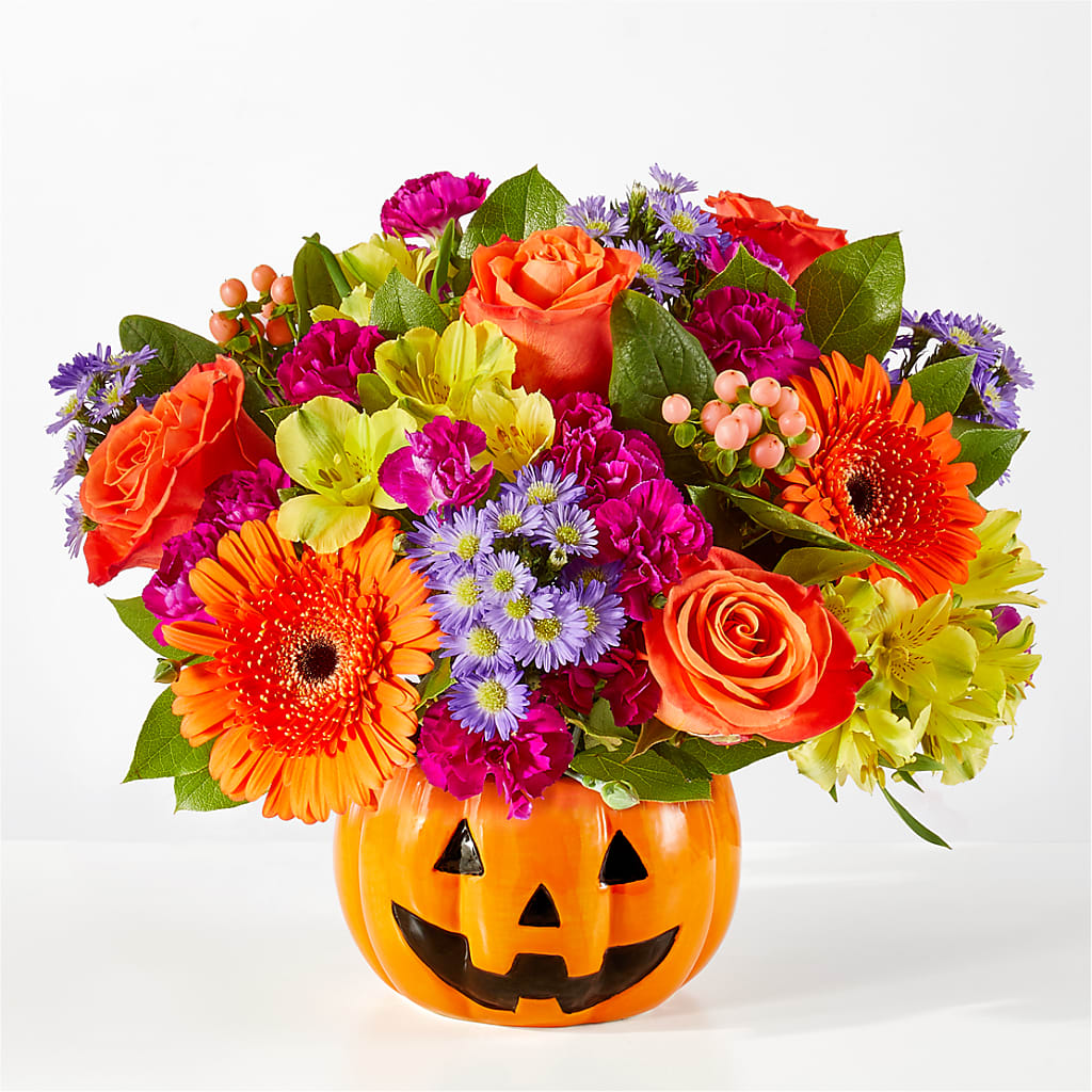 Tricks & Treats Pumpkin – Landers Flowers, Savannah MO