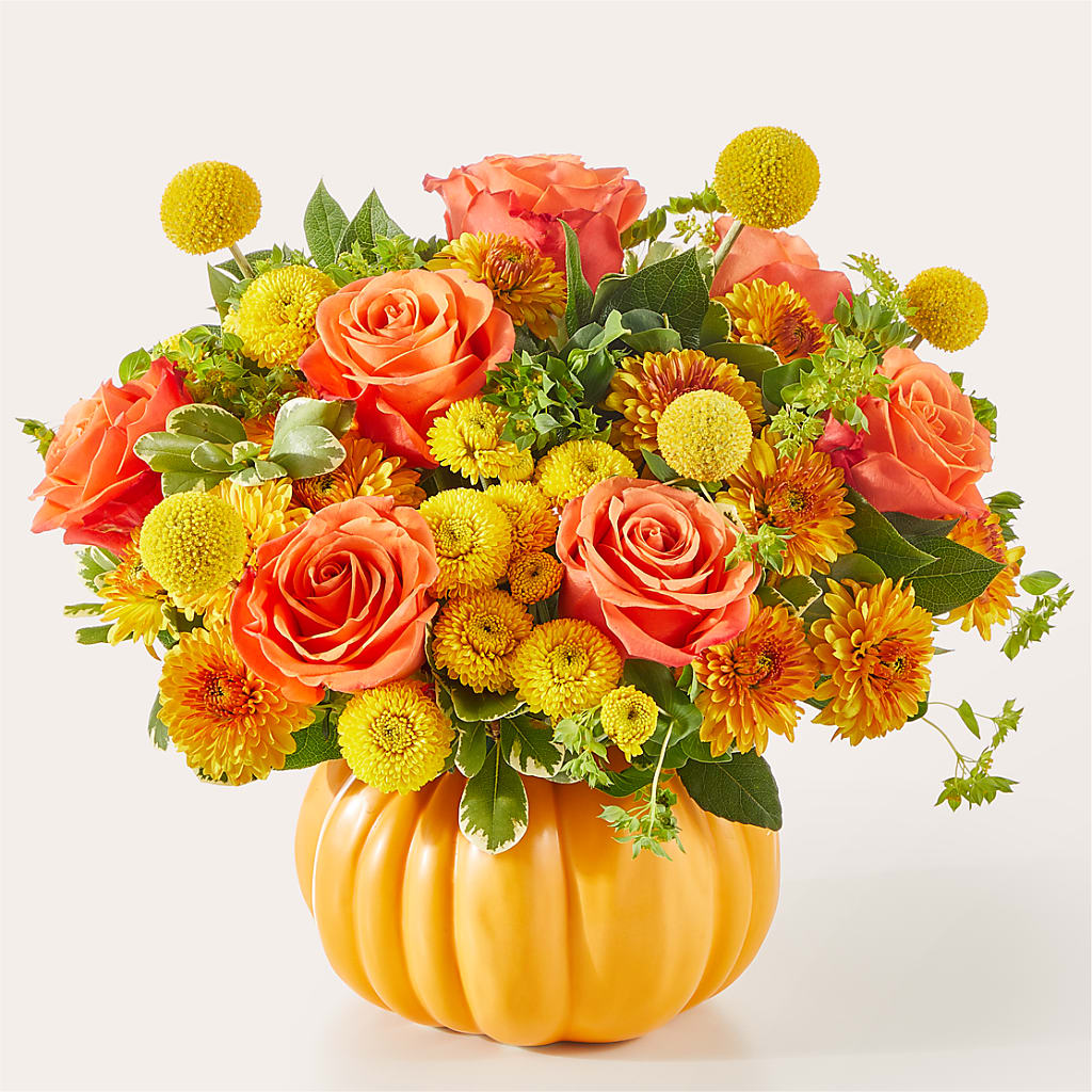 Gourdgeous Pumpkin – Landers Flowers, Savannah MO
