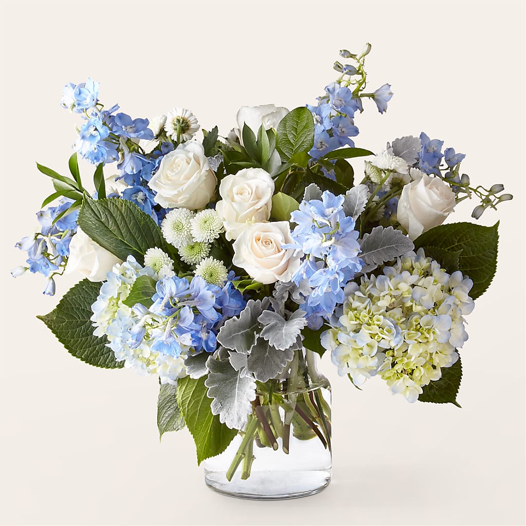 Clear Skies Bouquet – Landers Flowers, Savannah MO