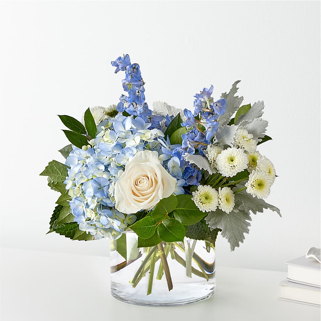 Clear Skies Bouquet – Landers Flowers, Savannah MO