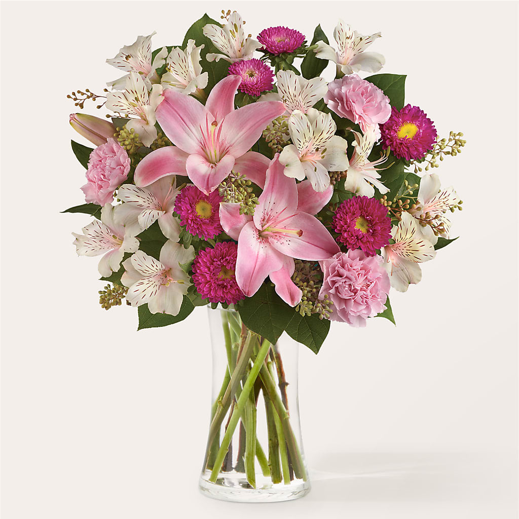 Feeling Fuchsia Bouquet – Landers Flowers, Savannah MO