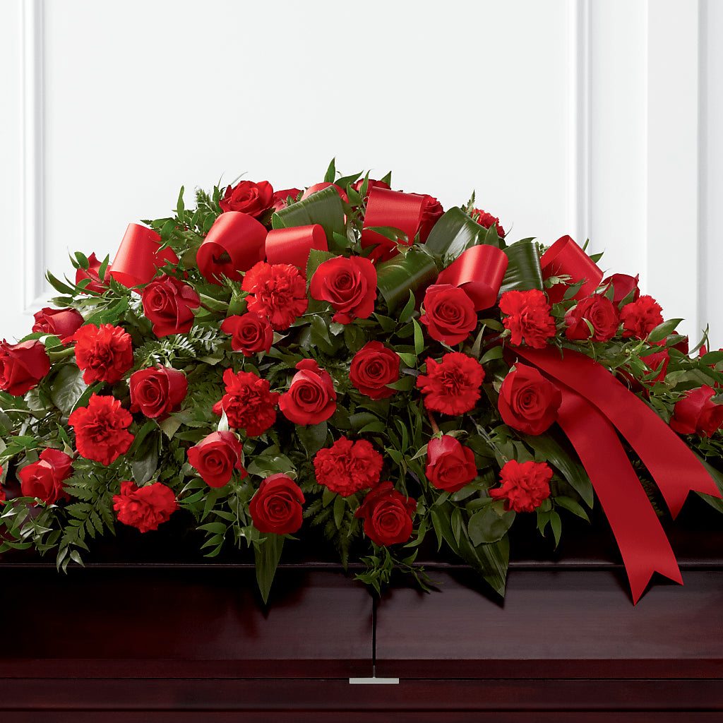 Tribute of Life Casket Spray – Landers Flowers, Savannah MO