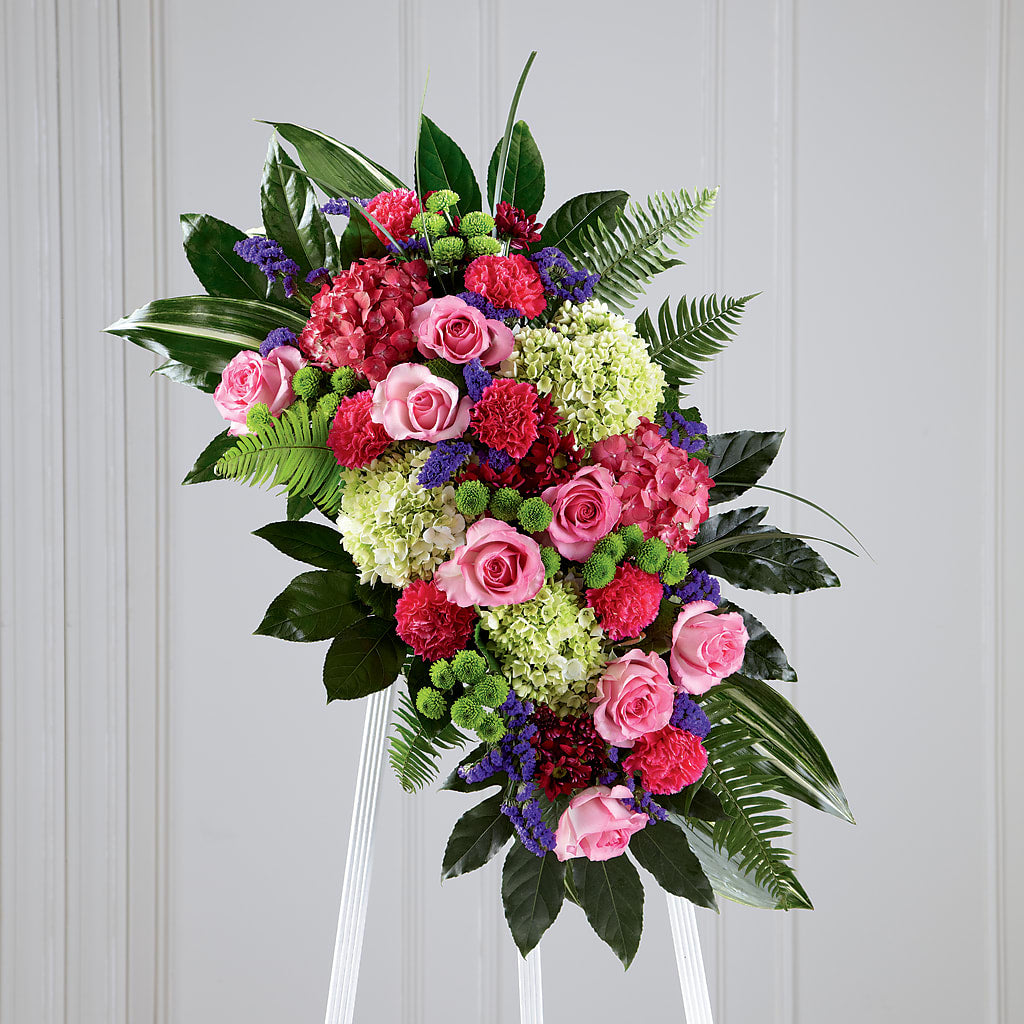 Refreshing Mix Standing Spray – Landers Flowers, Savannah MO