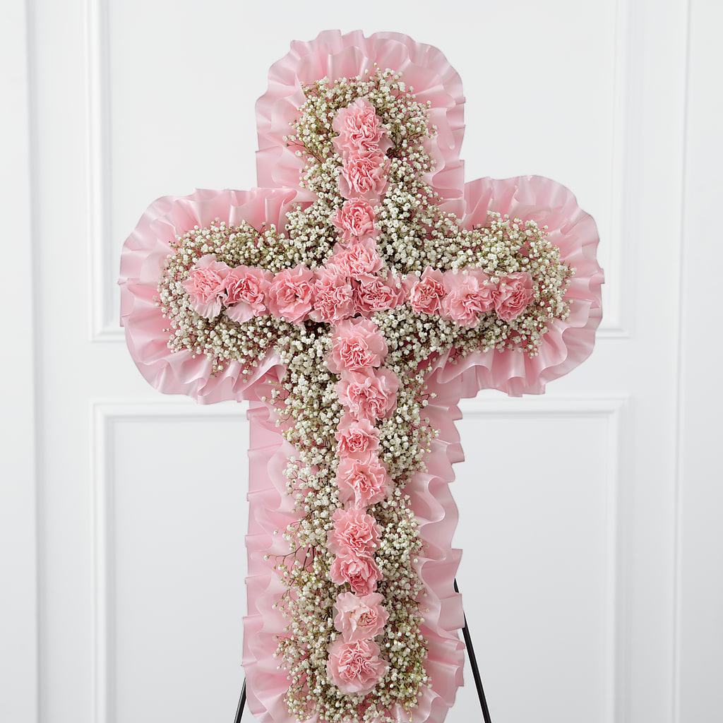 Angel's Cross Easel – Landers Flowers, Savannah MO