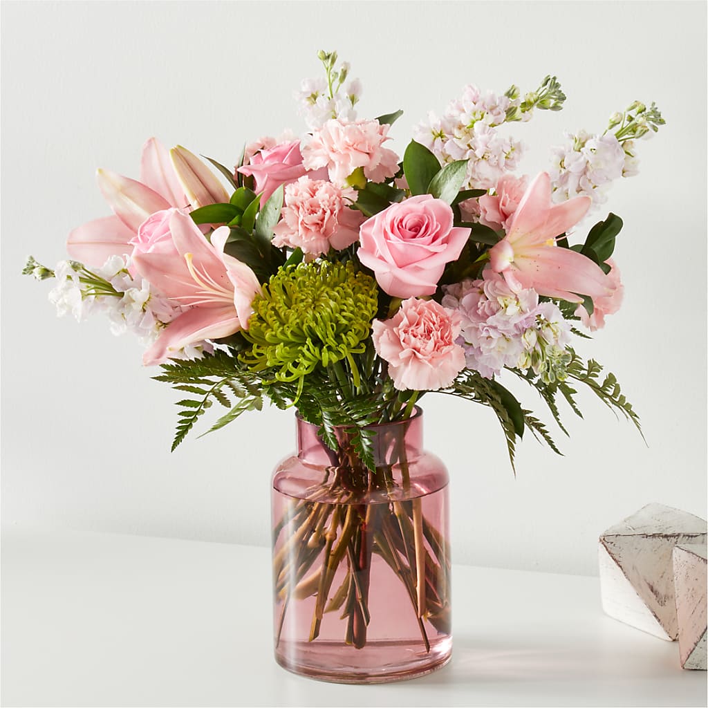Pretty in Pink Bouquet – Landers Flowers, Savannah MO