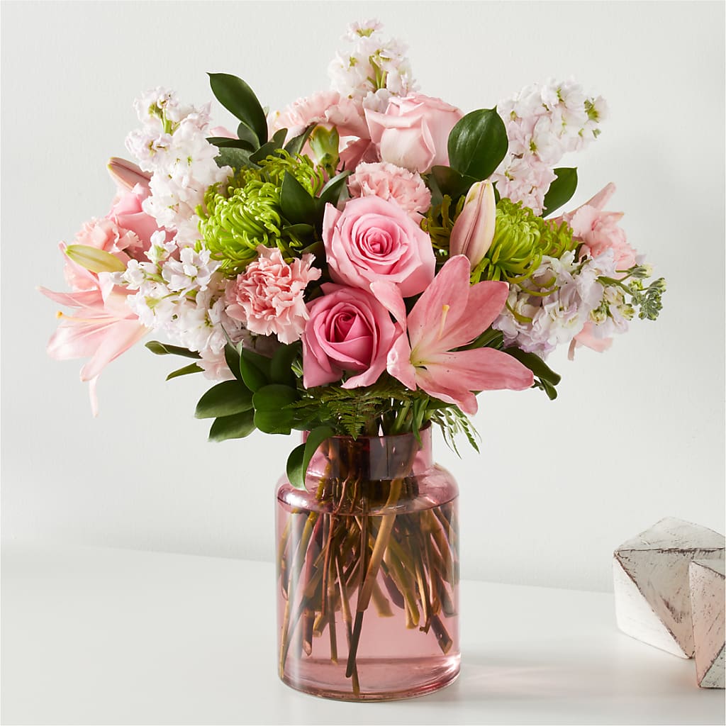 Pretty in Pink Bouquet – Landers Flowers, Savannah MO