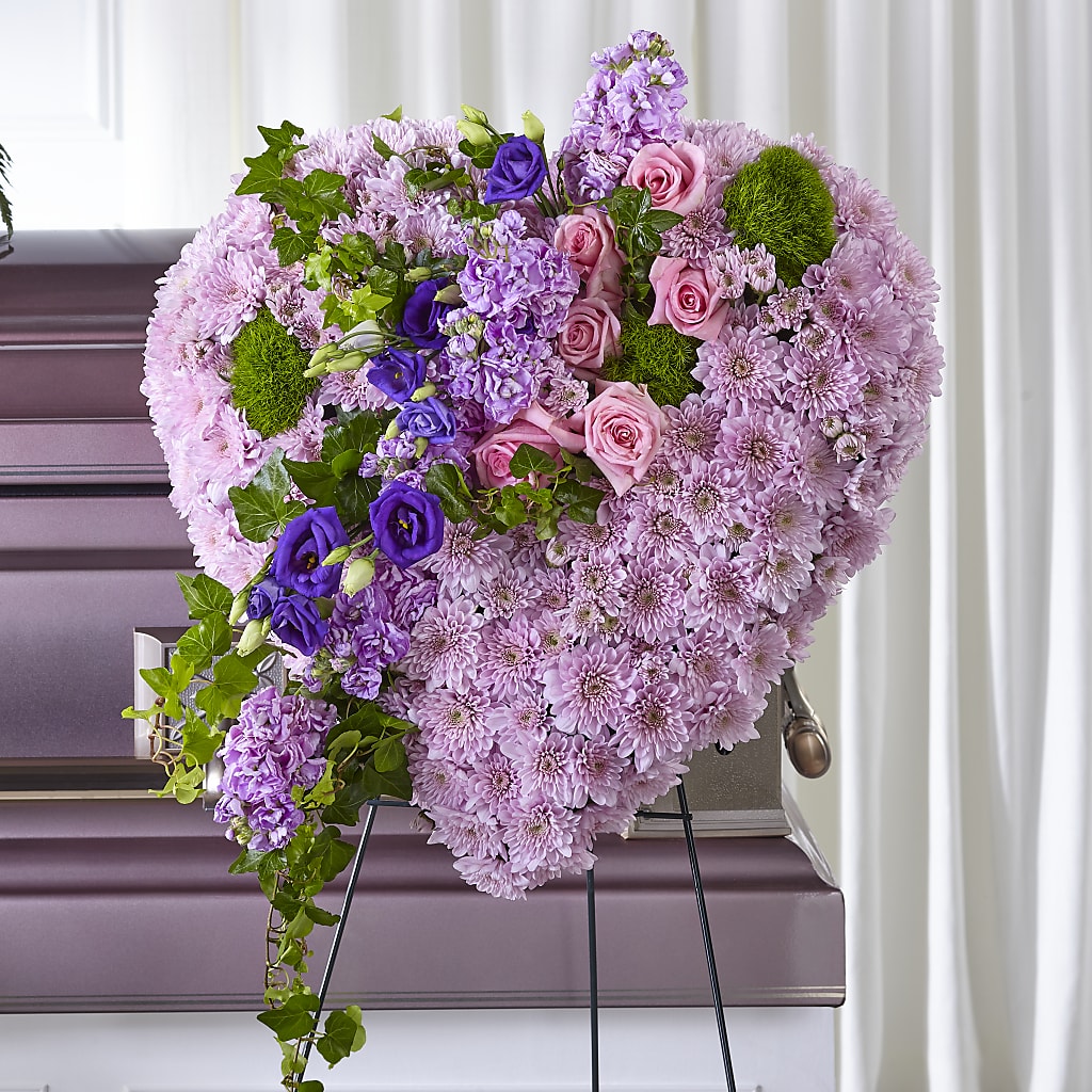 Treasured Love Standing Heart – Landers Flowers, Savannah MO