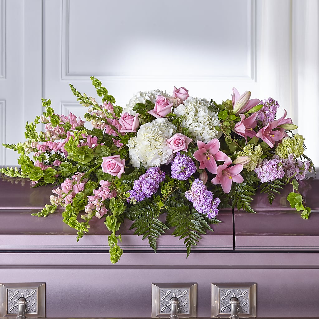 Life's Gratitude Casket Spray – Landers Flowers, Savannah MO