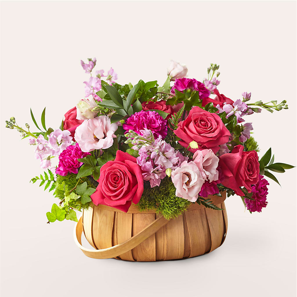 Radiance in Bloom Basket – Landers Flowers, Savannah MO