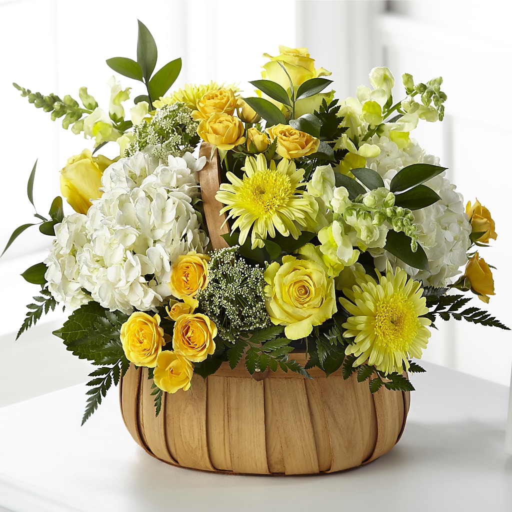 Rustic Remembrance Basket – Landers Flowers, Savannah MO