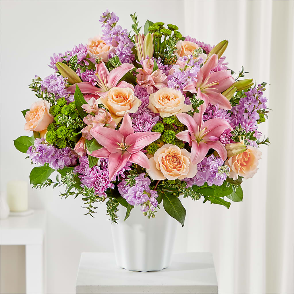 Supportive Embrace Tabletop Basket – Landers Flowers, Savannah MO