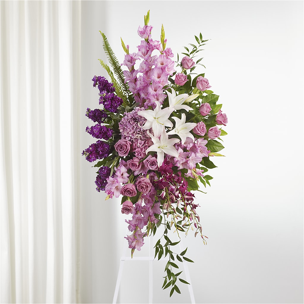 Never Alone Standing Spray – Landers Flowers, Savannah MO