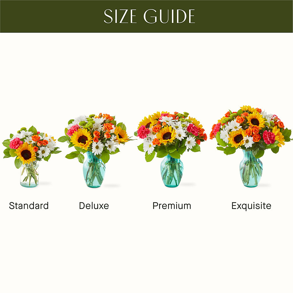 Sun-drenched Blooms Bouquet – Landers Flowers, Savannah MO