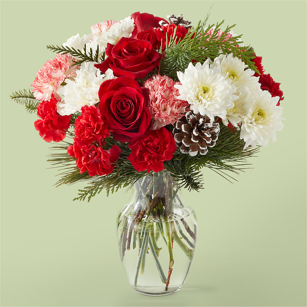Candy Cane Lane Bouquet – Landers Flowers, Savannah MO