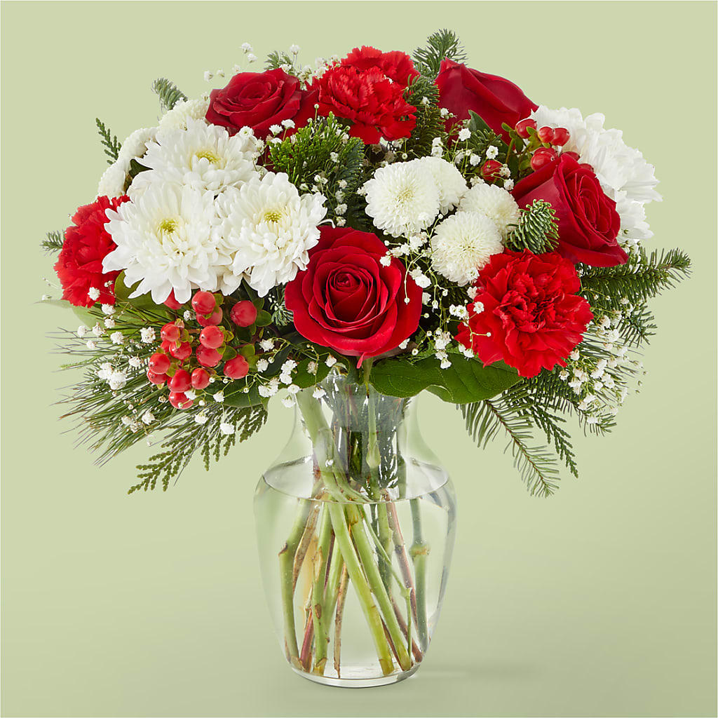 Chance of Flurries Bouquet – Landers Flowers, Savannah MO