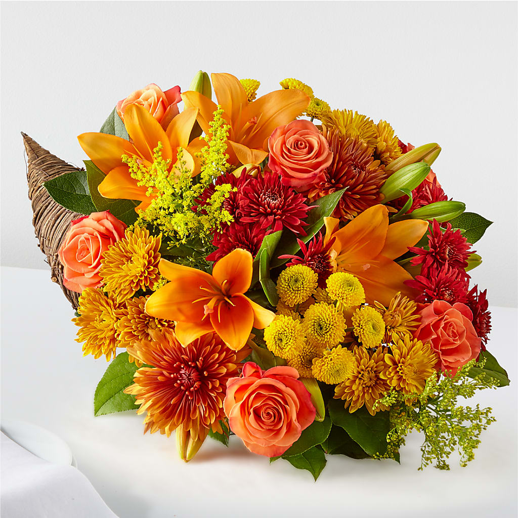 Feast of Color Cornucopia – Landers Flowers, Savannah MO