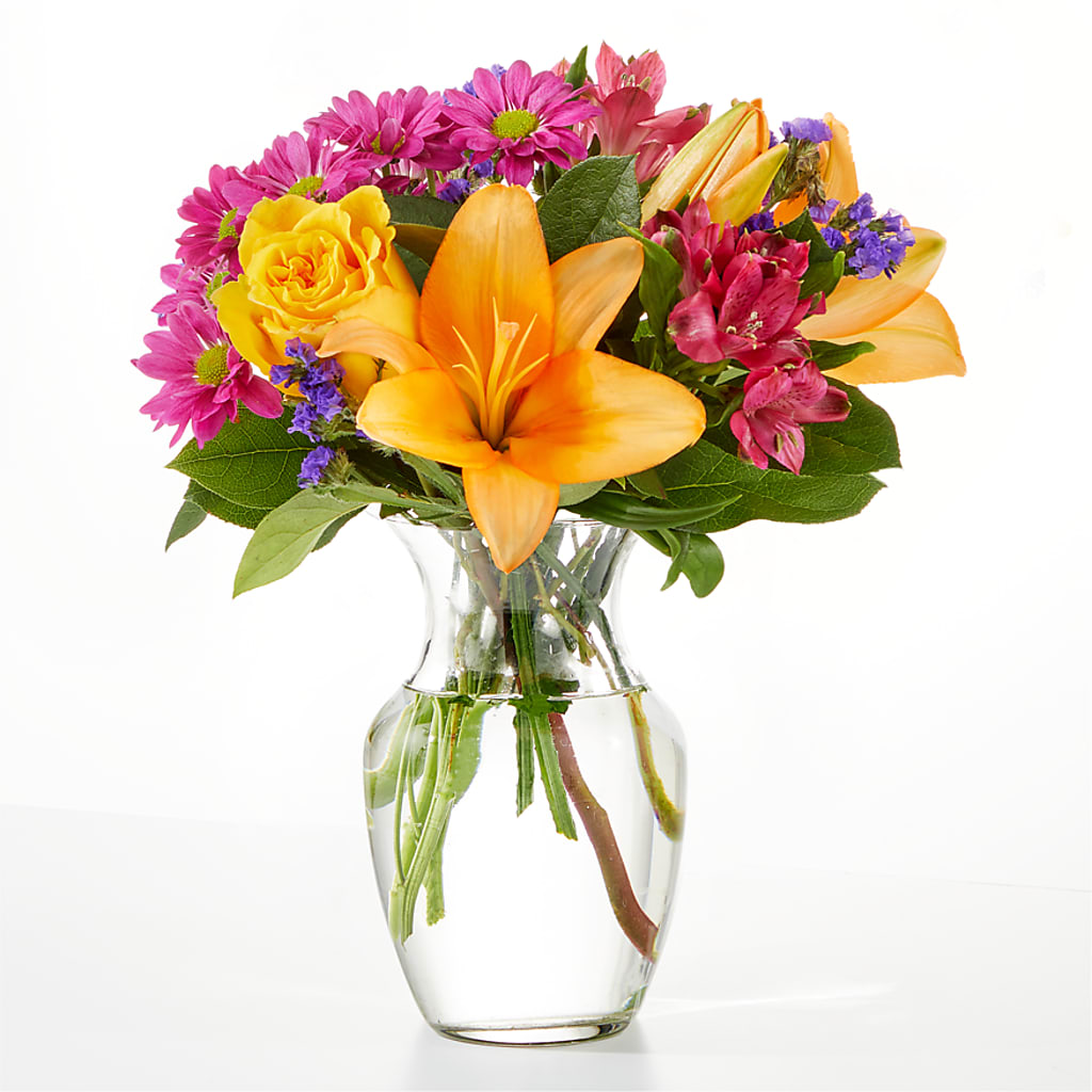 Colorful Visions Bouquet – Landers Flowers, Savannah MO