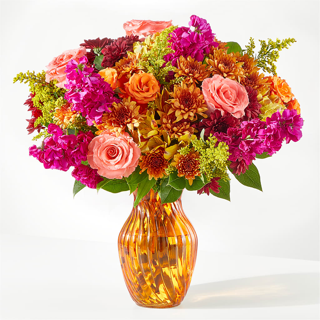 Amber Muse Bouquet – Landers Flowers, Savannah MO