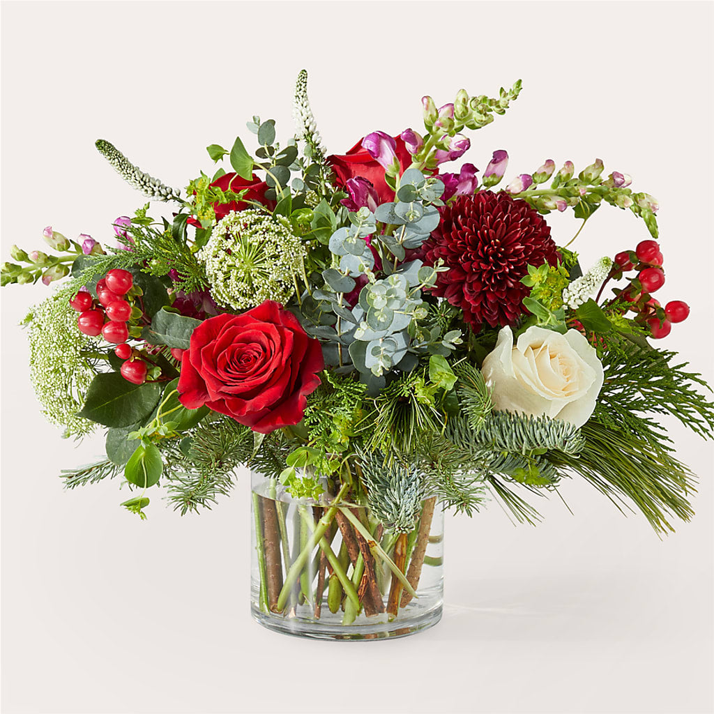 Cranberry Fizz Bouquet – Landers Flowers, Savannah MO