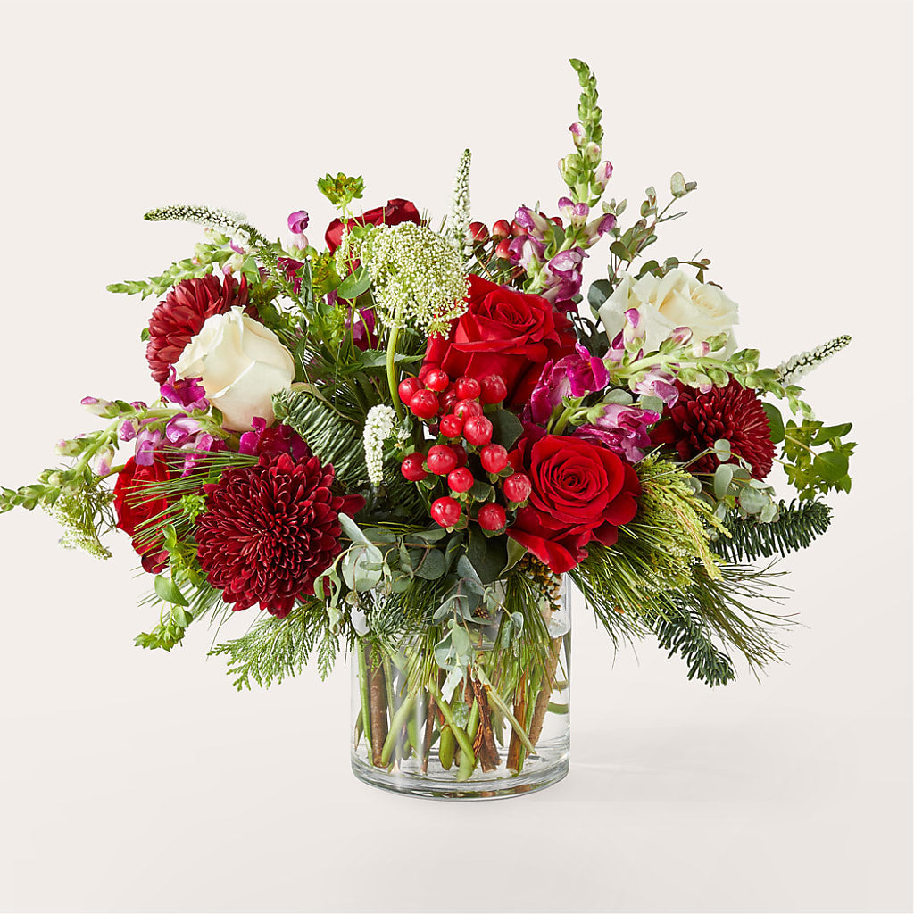 Cranberry Fizz Bouquet – Landers Flowers, Savannah MO