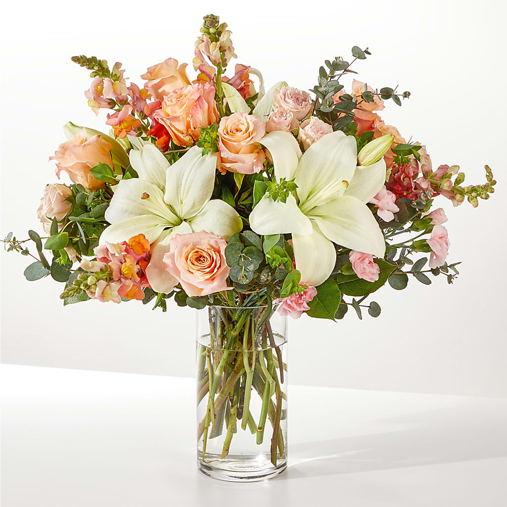 Grapefruit Splash Bouquet – Landers Flowers, Savannah MO