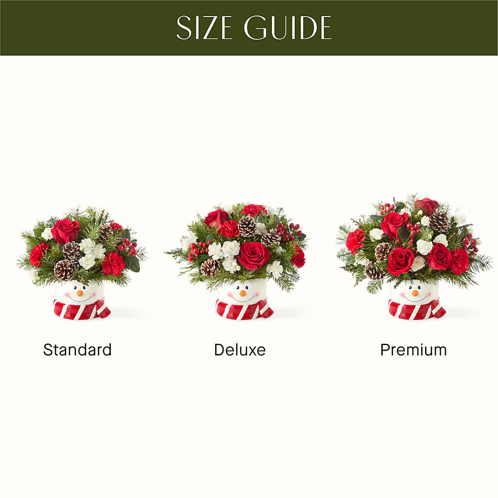 Jolly Snowman Bouquet –  Landers Flowers, Savannah MO