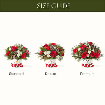 Jolly Snowman Bouquet –  Landers Flowers, Savannah MO