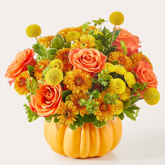 Gourdgeous Pumpkin –  Landers Flowers, Savannah MO
