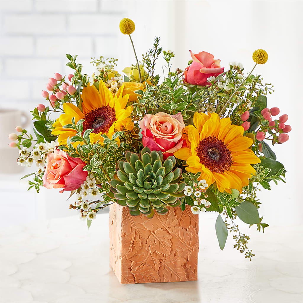 Sunflower Season Bouquet –  Landers Flowers, Savannah MO
