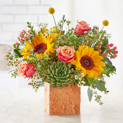 Sunflower Season Bouquet –  Landers Flowers, Savannah MO