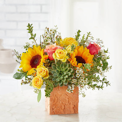 Sunflower Season Bouquet –  Landers Flowers, Savannah MO