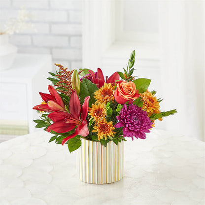 Burgundy Landscape Bouquet –  Landers Flowers, Savannah MO
