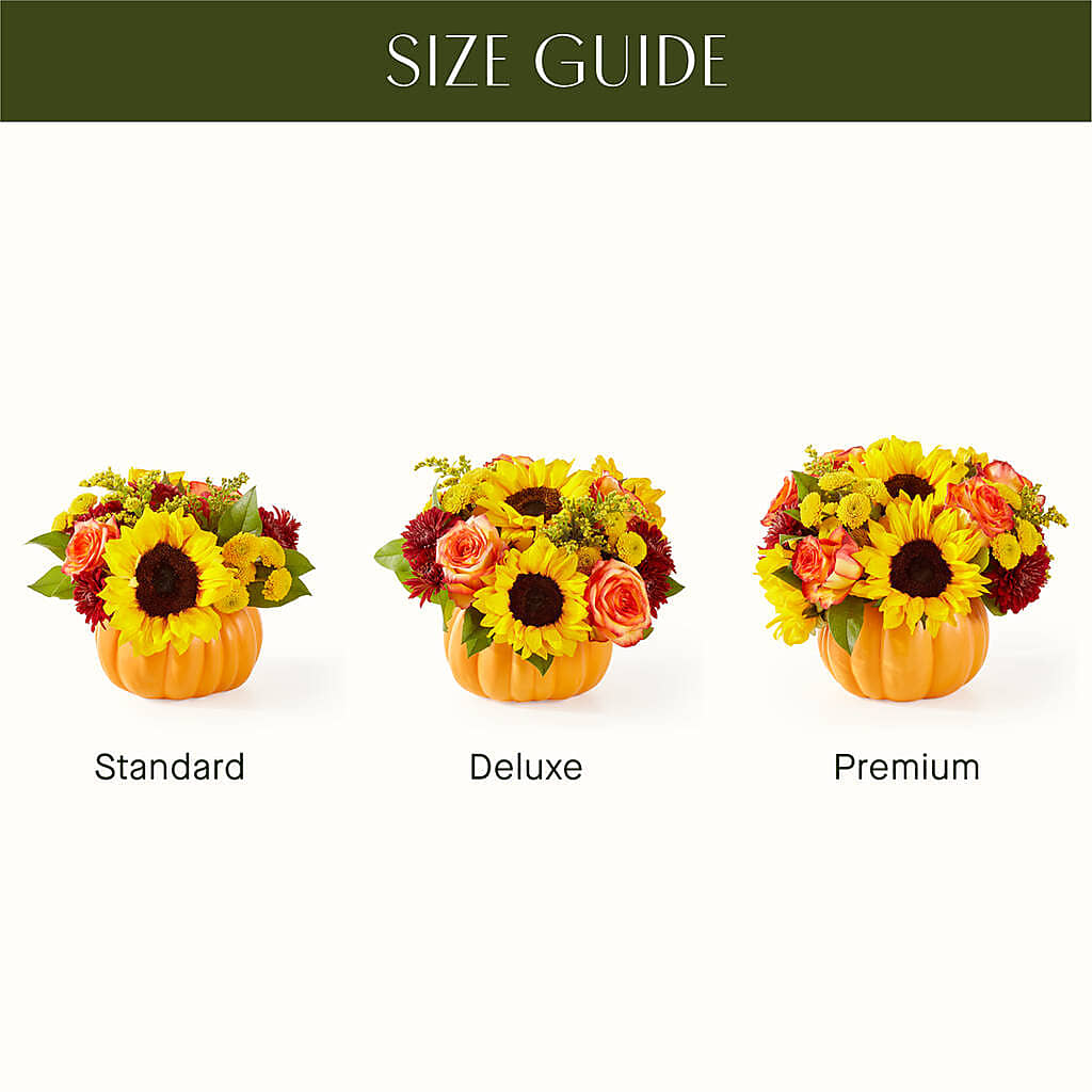 Golden Gourd Pumpkin Bouquet –  Landers Flowers, Savannah MO