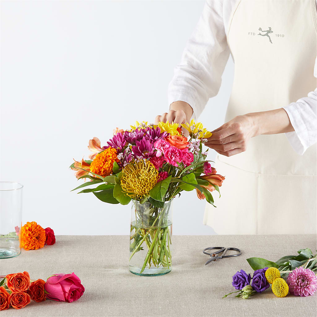 Feast of Color – A Florist Original –  Landers Flowers, Savannah MO