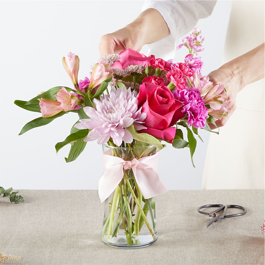 Pink Ribbon - A Florist Original –  Landers Flowers, Savannah MO