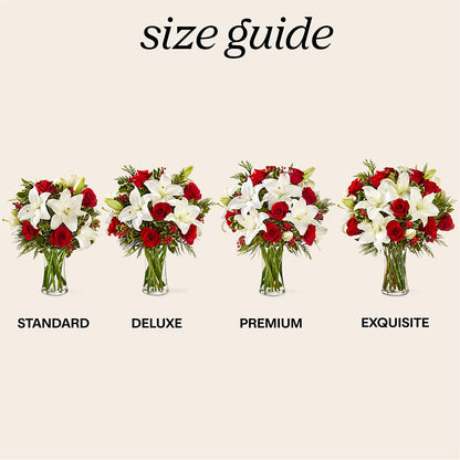 Sparkling Snowflakes Bouquet –  Landers Flowers, Savannah MO