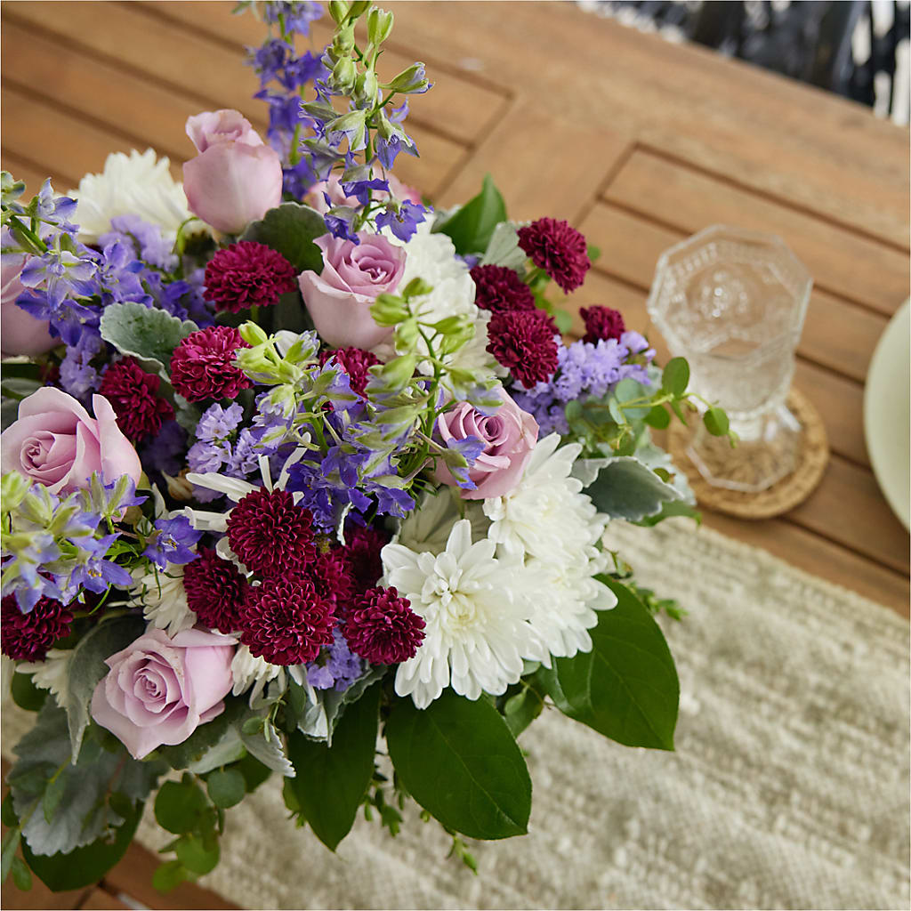 Violet Frost Bouquet –  Landers Flowers, Savannah MO