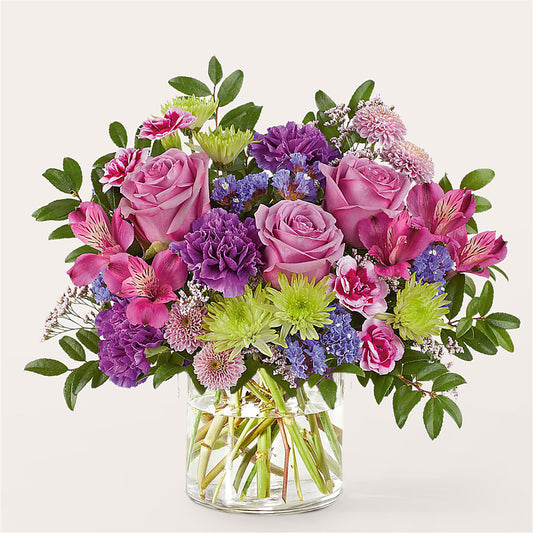 Glass Half Full Bouquet –  Landers Flowers, Savannah MO