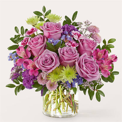 Glass Half Full Bouquet –  Landers Flowers, Savannah MO
