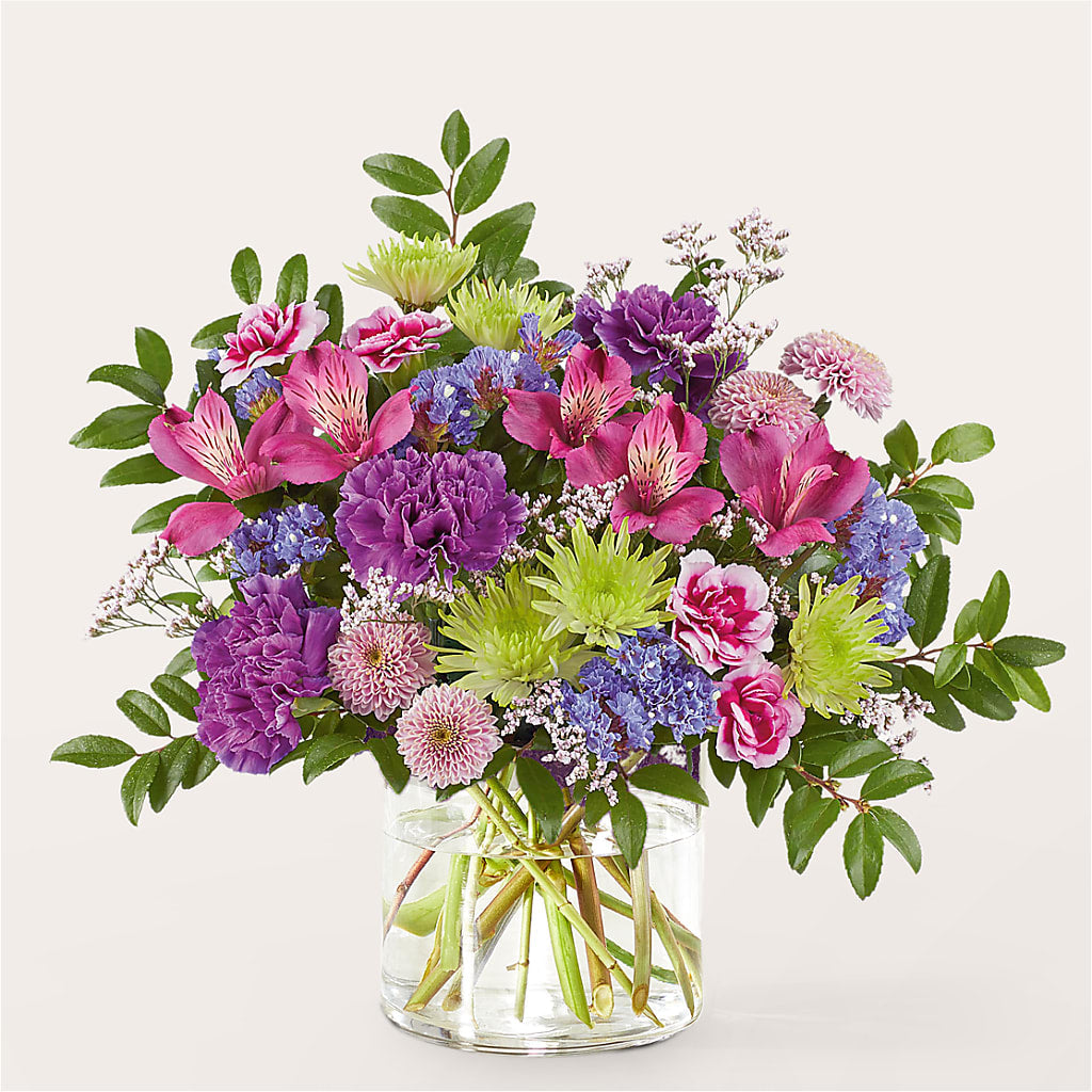 Glass Half Full Bouquet –  Landers Flowers, Savannah MO