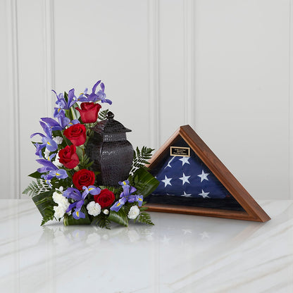 Patriotic Tribute Arrangement –  Landers Flowers, Savannah MO