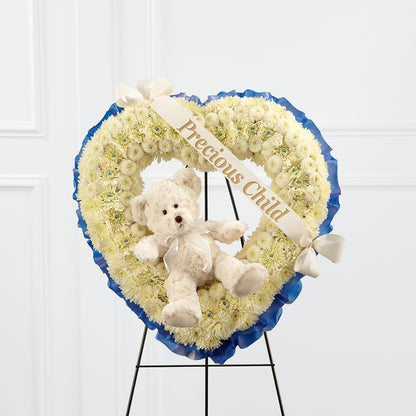 Precious Child Standing Heart –  Landers Flowers, Savannah MO