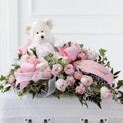 Touch of Sympathy Casket Spray –  Landers Flowers, Savannah MO