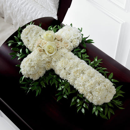 Peaceful Memories Casket Spray (Standard) –  Landers Flowers, Savannah MO