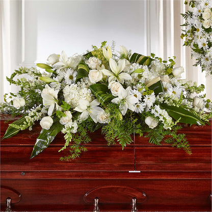 Abundance Casket Spray –  Landers Flowers, Savannah MO