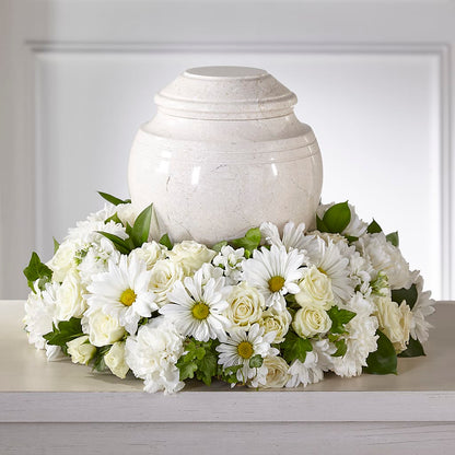 Ivory Gardens Cremation Adornment –  Landers Flowers, Savannah MO