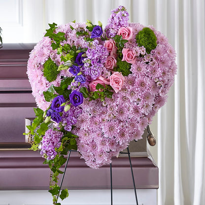 Treasured Love Standing Heart –  Landers Flowers, Savannah MO