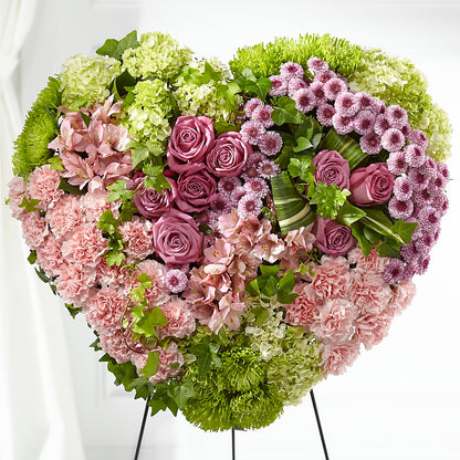 Heartwarming Standing Heart –  Landers Flowers, Savannah MO